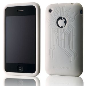 Boomwave博威 iPhone 3G 镂空logo硅胶套（白色）