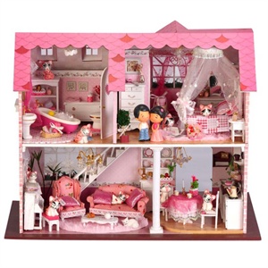 diy手工小屋+粉色甜心