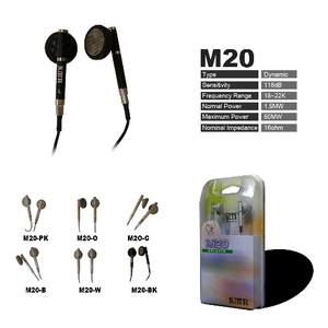 【当当销售配送】凯思梦（KMN）多媒体金属耳塞 粉蓝色--M20