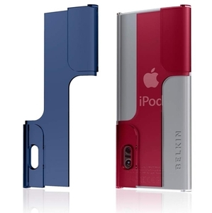 贝尔金 iPod nano 5代 混色抗菌水晶壳3色装(红蓝白)