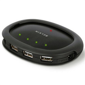 贝尔金 F5U234zh 四口集线器.桌面式（USB HUB）终身保固！