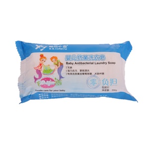 时尚小鱼 婴儿抗菌洗衣皂组合装400g*2