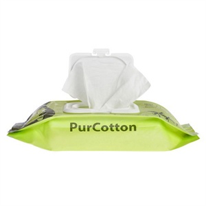 PurCotton 全棉时代 湿巾 全棉超柔婴儿湿巾(80片/袋)