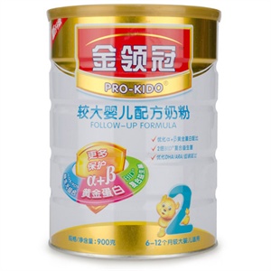 伊利金领冠较大婴儿配方奶粉 900克