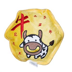 鸿泰兴六角形毛绒布绣花电暖袋HTX-111
