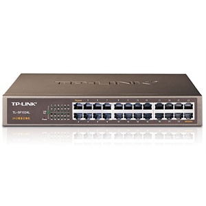 【当当自营】TP-LINK 24口楼道型交换机 TL-SF1024L
