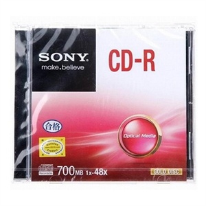 【当当自营】Sony 索尼 CD-R刻录盘 48速 700M 单片盒装