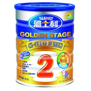 雅士利 a金装较大婴儿配方奶粉2段900g