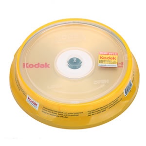 【当当自营】柯达 DVD-R 10片布丁桶装 16X 4.7G 香槟金