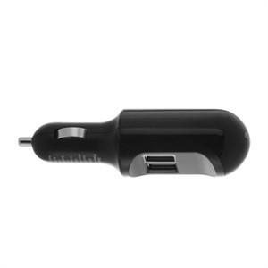 【当当销售配送】Belkin 贝尔金 双USB车载充电器