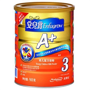 美赞臣 安儿宝A+奶粉3段900g（新品上市）