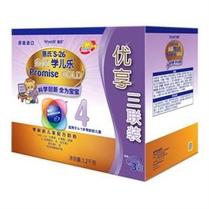 惠氏Maple系列金装学儿乐三联包400g*3