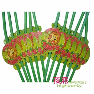 生日用品/生日聚会用品/生日派对用品/礼品/狮子王吸管12个/包