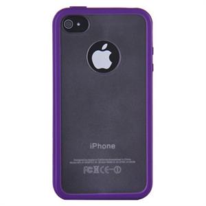 【当当自营】 hamimelon 哈密瓜 iphone4/4S通用版手机壳 iphone4/4S保护套 磨砂后壳PTU边框 升级版IMD技术 紫色