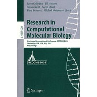 Research in Computational Molecular Biology: 9th Annual International 计算分子生物学研究