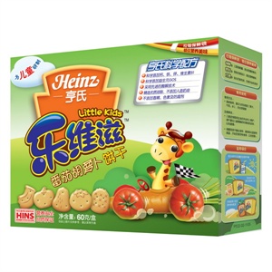 亨氏乐维滋番茄胡萝卜饼干60g