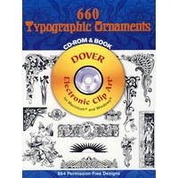 660 Typographic Ornaments CD-ROM and Book印刷品装饰（书和光盘）