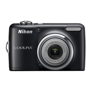 【当当自营】 Nikon尼康 COOLPIX L23 数码相机 黑色（1000万像素 2.7寸屏 5倍光变）