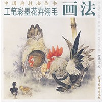 工笔彩墨花卉羽毛画法