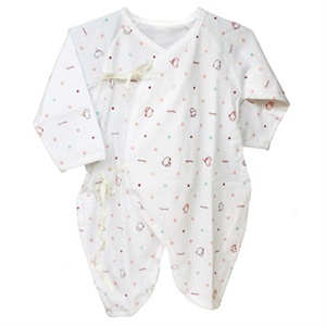 添祥贝比纯棉蝴蝶哈衣爬服2100粉6个月