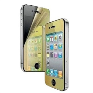 卡登仕 苹果iphone 4代镜面保护膜 屏幕贴膜 视作镜子 金色