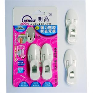 明高可揭式不锈钢无痕厨房用便利夾M—M9013
