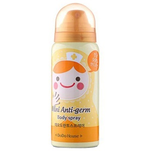 DoDoHouse多多小屋mini可爱娃娃杀菌止汗香体喷雾（清新柑橘）65ml（进）