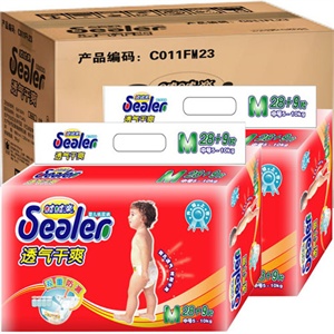 嘘嘘乐 透气干爽大包装M28+9 8包/箱