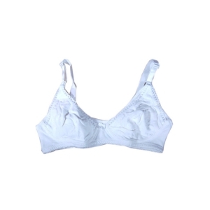 小素材 纯棉哺乳文胸8304(白色)-38