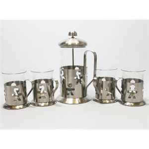 凯霖 冲茶器五件套GS-113-4 600ml壶+4个杯