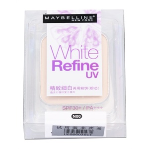 MAYBELLINE 美宝莲 精致细白两用粉饼SPF30+ PA+++ N00 替