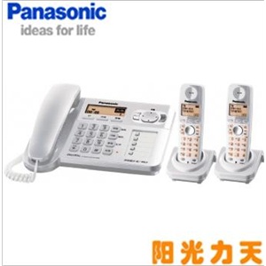 松下电话机KX-TG2851CNS数字无绳录音电话【银色】