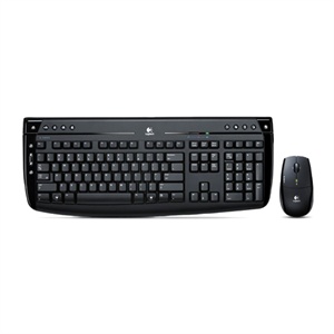 【当当自营】罗技Logitech 无影手Pro 2400 无线键鼠套装 2.4G