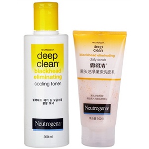 Neutrogena 露得清 毛孔紧致收敛水200ml 送 黑头柔珠洗面乳100g