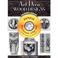 Art Deco Wood Designs CD-ROM and Book 木质艺术装饰设计（书和光盘）