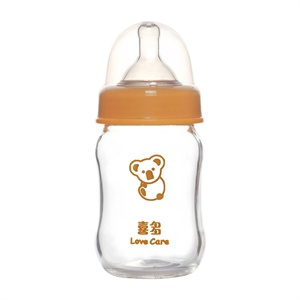 喜多宽口葫芦玻璃奶瓶S 120ML