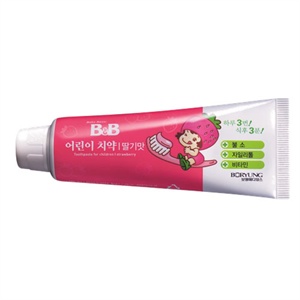保宁幼儿牙膏（草莓）90g-来自韩国的婴幼儿口腔护理专家 BY10-06（售完为止）