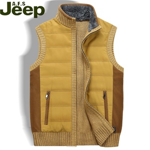 战地<em>吉普</em>AFS <em>Jeep</em>2015新品<em>男装马甲</em> 男士立领