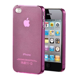 【当当自营】 hamimelon 哈密瓜 iphone4S外壳 iphone4保护套 清水套系列后壳 桃红色