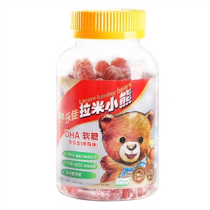 乐佳拉米小熊DHA木莓软糖90粒