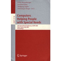 计算机帮助有特殊需要的人/会议录Computers Helping People with Special Needs