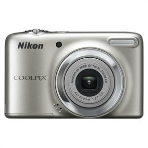 【当当自营】 Nikon尼康 COOLPIX L25 数码相机 银色（1000万像素 3寸屏 5倍光变 28mm广角）