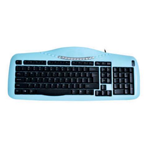 新贵 NEWMEN 魔键 项链键盘KB-625 (USB）蓝色