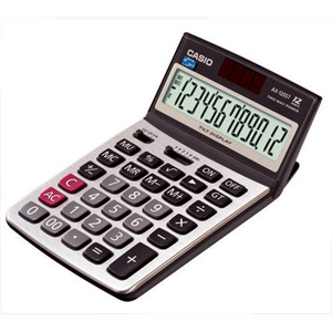 卡西欧(CASIO) 商务计算器AX-120ST(灰色)