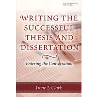 Writing the Successful Thesis and Dissertation写作成功的论文:进入会话
