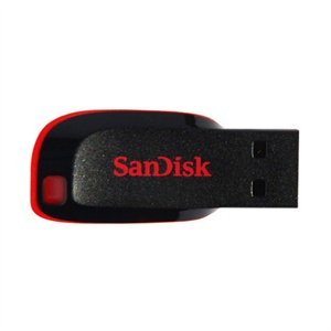 【当当自营】 SanDisk 闪迪 CZ50 U盘 32G 酷刃 黑红色 -- 闪迪全新中文包装