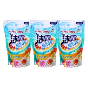 洁霸 瞬清清悦怡神洗衣液500克*3包