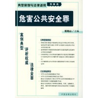 危害公共安全罪——典型案例与法律适用（刑事类）1