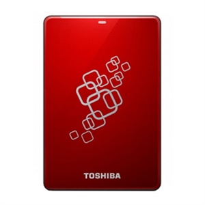 【当当自营】 TOSHIBA东芝 恺乐摇滚系列移动硬盘 2.5英寸（USB3.0）750G （摇滚红）