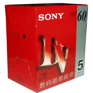 索尼（SONY）DV摄像带 5片盒装